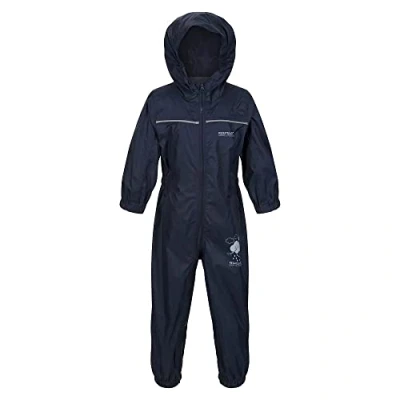 Imagen de Regatta Puddle IV, Traje Impermeable, Unisex niños, Azul (Navy), 18 meses 24
