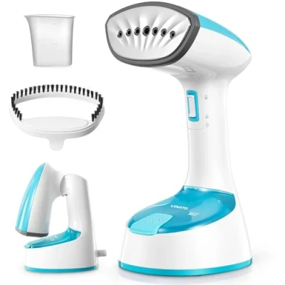 Imagen de VINATO Plancha Vertical Vapor, de 1400 Vatios, y Horizontal, Calentamiento Rápido, Eliminación Rápida Arrugas, Ideal Para Viajes Uso Doméstico