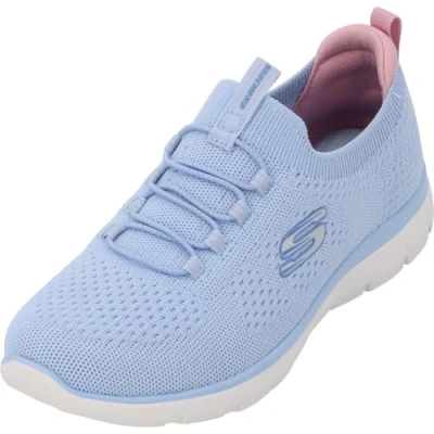 Imagen de Skechers Summits, Zapatillas Mujer, Light Blue Knit Multi Trim, 43 EU