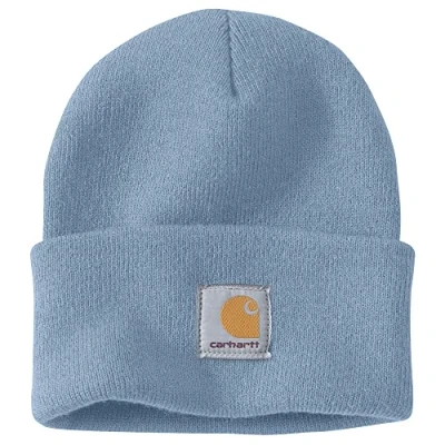 Imagen de Carhartt Gorro de punto con borde vuelto para hombres, Azul alpino, talla única
