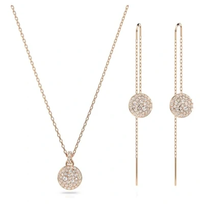 Imagen de Swarovski Meteora SET Pendientes rose goldcoloured, Mujer, Talla: One Size, gold coloured