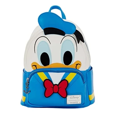 Imagen de LOUNGEFLY Mochila Pato Donald Disney 26cm, Juventud Unisex, Multicolor (Multicolor), Talla Única