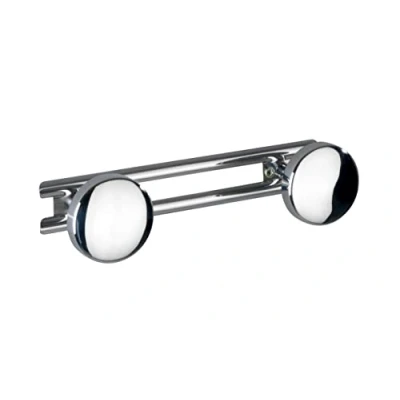 Imagen de Wenko Colgador con 2 Ganchos Basic Garderobenleiste, Wandhaken Brillante