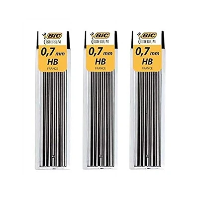 Imagen de BIC Juego de 3 estuches 12 minas para portaminas Criterium 0,7 mm HB