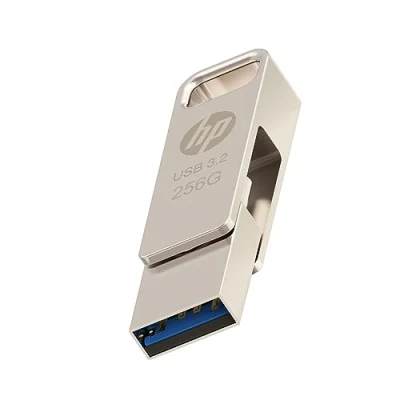 Imagen de HP 256GB x206c Unidad Flash metálica OTG 3.2 Tipo C/Tipo A
