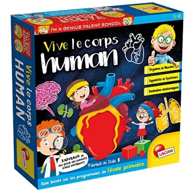 Imagen de Lisciani I&#039;m a Genius Talent School Vive el Cuerpo Humano Juego Educativo y Divertido Descubre para niños de 5 10 años