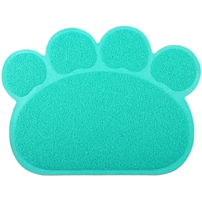 Imagen de Paw Shaped Grande Gato Basura Bandeja Alfombrilla, 7 Colores Disponibles, 60x45 cm