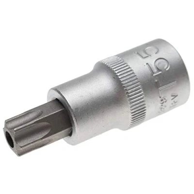 Imagen de BGS 4329 Punta de vaso entrada 12,5 mm (1/2&quot;) perfil en T (para Torx) con perforación T55