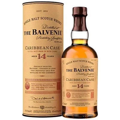 Imagen de The Balvenie Caribbean Cask 14 años whisky de malta escocés, 70cl