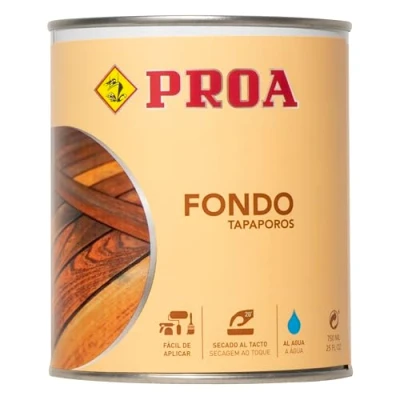 Imagen de Barniz proa tapaporos al agua. Transparente. 750 ML.