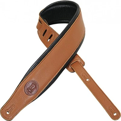 Imagen de Levy &#039;s Leathers MSS2 Correa de piel Para Guitarra, Black, Brown