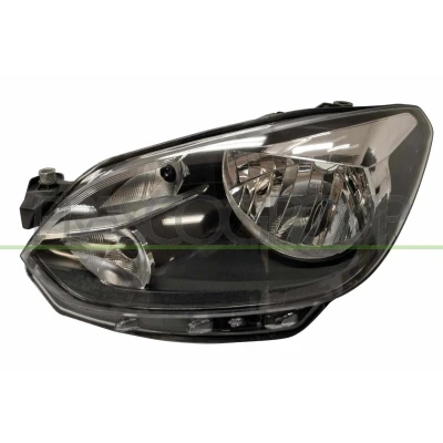 Imagen de PRASCO VG2014834 Faros izquierda H4 negro con servomotor para reg. alcance luces VOLKSWAGEN: up! Hatchback