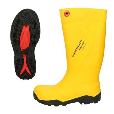 Imagen de Dunlop Purofort+ bota S5, talla 46, Dunlop, Amarillo Adecuado para Ganadería