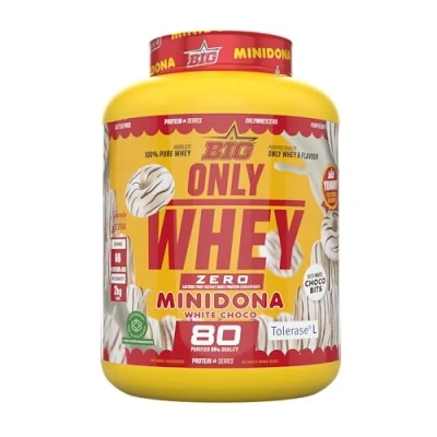 Imagen de BIG Proteínas Whey en Polvo para Masa Muscular y Recuperación, Máxima Calidad, Materia Prima Pemium Patentada, Sin Lactosa, Azúcar, Grumos (2Kg, Minidona White)