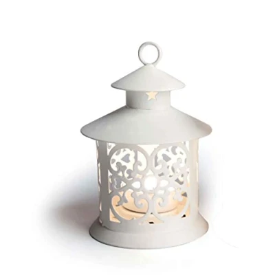 Imagen de Excelsa Farol Pagoda, Metal, Blanco