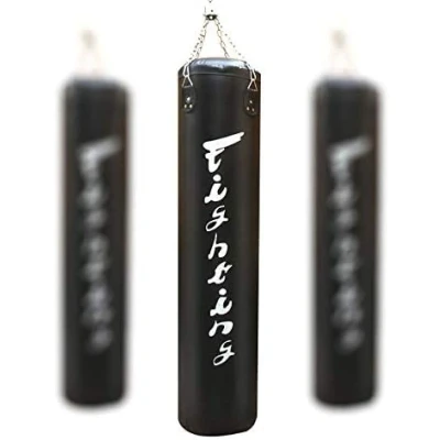 Imagen de Saco De Boxeo para Entrenamiento Boxeo, Muay Thai Sin Relleno con Cadena Colgante, Ideal MMA, Kick Boxing, Artes Marciales,Negro,120cm,outstanding78