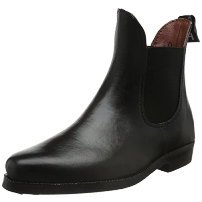 Imagen de HKM Jodhpur Boot Rubber Botas de Equitación, Niños, Negro, 30 EU