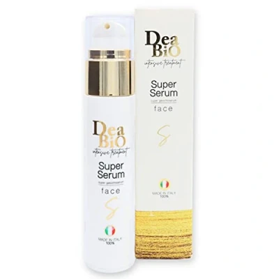 Imagen de Serum Facial con Vitamina C y Acido Hialuronico Antiarrugas Antiedad para Mujer Hombre, Suero Hidratante Antimanchas Illuminador Piel Seca 50 ml DEA BIO INTENSIVE TREATMENT