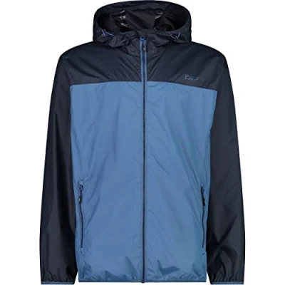 Imagen de CMP Chaqueta Hombre Rain Fix Capucha, Azul polvoriento, 54