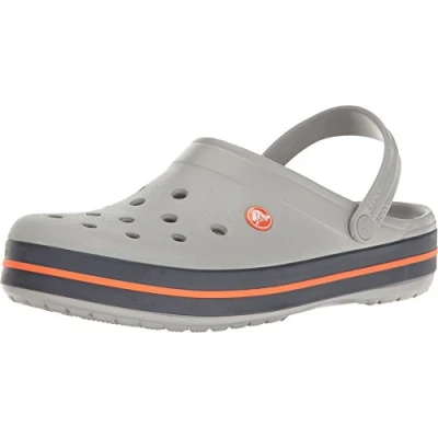 Imagen de Crocs Crocband&#039;, Zuecos Unisex adulto, Light Grey Navy, 37/38 EU