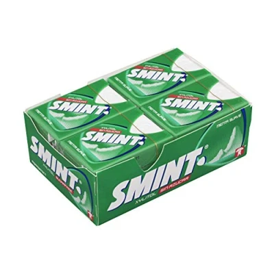 Imagen de Smint Tabs Menta Suave, Caramelo Comprimido Sin Azúcar 12 unidades de 8 gr. (Total 96 gr.)