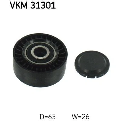 Imagen de SKF VKM 31301 Rodillo Guia AUDI: A5 B8 Sportback, A4 Avant, A6 C7 Avant