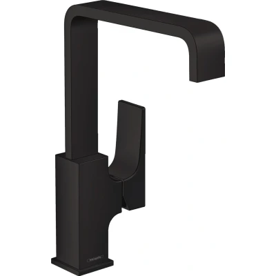 Imagen de Hansgrohe 32511670 Grifo Monomando para Lavabo, Negro Mate, Auslaufhöhe 230mm