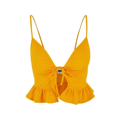Imagen de Urban Classics Waffle Ruffle Top, Mujer, Talla: 4XL, Magicmango