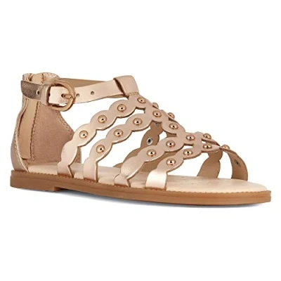 Imagen de Geox JR Karly Sandalias para niños, Talla: 37, Copper Zapatos