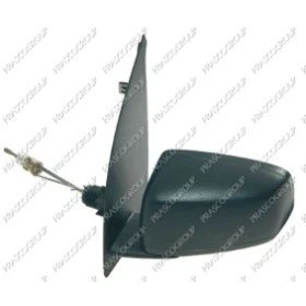 Imagen de Espejo retrovisor Prasco FT1227114P Premium izquierda negro manual ajustable desde interior, Ajuste por cable, convexo FIAT: Panda II Hatchback