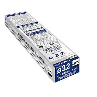 Imagen de GYS 70 ELECTRODOS RUTILO PARA ACERO Ø3,2 MEDIO ESTUCHE