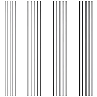 Imagen de 10 Piezas Vástagos de Acero Inoxidable,Varillas Redondas Macizas Inoxidable 30CM (diámetro: 2,5mm)