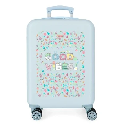 Imagen de Movom Good Vibes Maleta de cabina Azul 38x55x20 cms Rígida ABS Cierre combinación lateral 34 2 kgs 4 Ruedas dobles Equipaje Mano