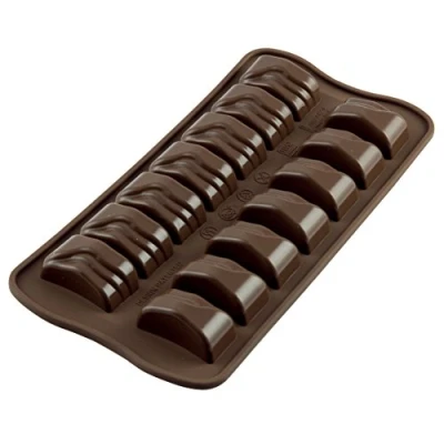 Imagen de Silikomart SCG09 Molde Silicona para Bombones Jack, Antiadherente, 14 Chocolates, Pack de 1 Reposteria, Easy Choc, 37 x 20 mm, h Made in Italy