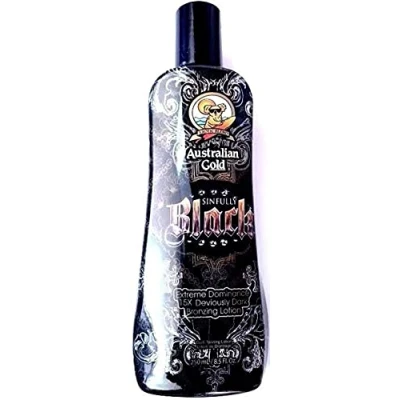 Imagen de Australian Gold Lote de 2 bronceadores Sinfully Black 15X por 8.5 oz loción bronceadora