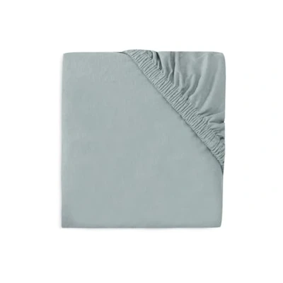 Imagen de Jollein Sábana Bajera Ajustable de Punto, para cunas, Verde mar, 40/50 x 80/90 cm, 100% algodón, Certificado Öko Tex