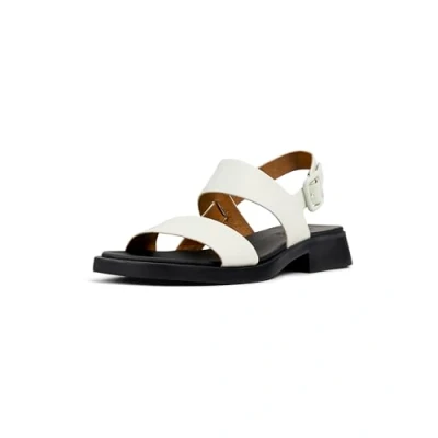Imagen de Camper Dana K201486, Sandalia de 2 Correas Mujer, Blanco 007, 40 EU