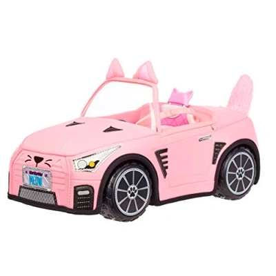 Imagen de Na! Surprise Juguete de Peluche Convertible para Niñas, Coche Rosa compatible con todas las Muñecas Temática Gatitos, A partir 3 Años