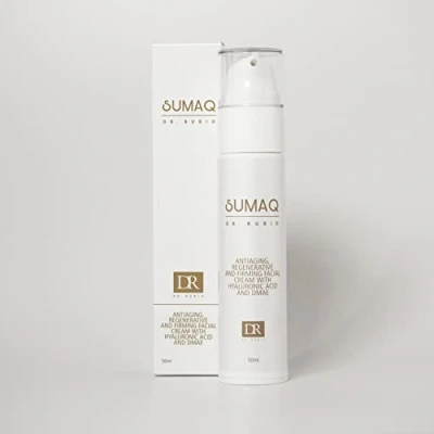 Imagen de SUMAQ DR.RUBIO Crema Facial Antiedad Regenerativa y Reafirmante con Acido Hialurónico DMAE 50ml
