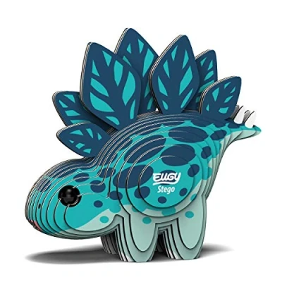 Imagen de EUGY 007 Stegosaurio. Eco Friendly 3D Paper Puzzle Dinosaurios