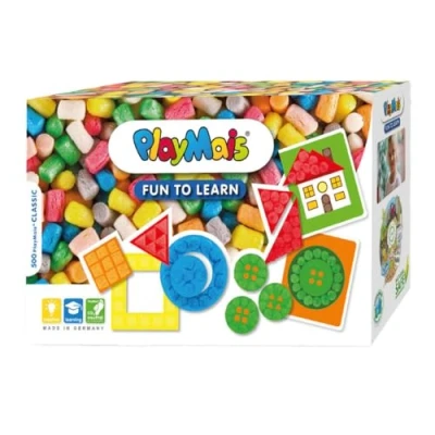 Imagen de PlayMais FUN TO LEARN COLORES &amp; FORMAS juguete educativo para niños y niñas de 3 años o más kit manualidades con 500 colores, 14 plantillas + instrucciones creatividad motricidad