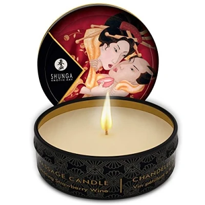 Imagen de SHUNGA MINI CARESS BY CANDELIGHT VELA MASAJE VINO 30ML
