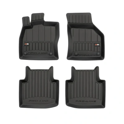 Imagen de FROGUM 3D407046 Juego de alfombrillas suelo Caucho delante y detrás 4 negro Adaptado SKODA: Superb III Hatchback, Familiar