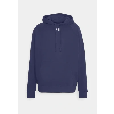 Imagen de Under Armour Rival Hoodie Jersey con capucha, Hombre, Talla: Large, Midnight navy/white