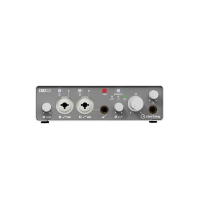 Imagen de Steinberg IXO22 Interfaz de audio USB 2.0 (2 x 2, con dos preamplificadores micrófono, incluye software Cubase AI y Cubasis LE), color blanco