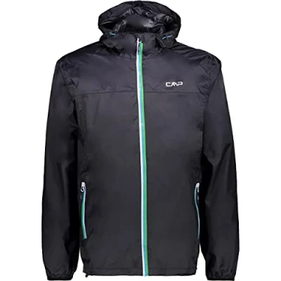 Imagen de CMP Chaqueta Hombre Rain Fix Capucha, Antracita, XXL