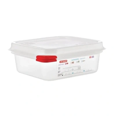 Imagen de Araven 03350 PP Alimentos contenedor GN con tapa, 1,1 L, 65 mm (Pack de 4)