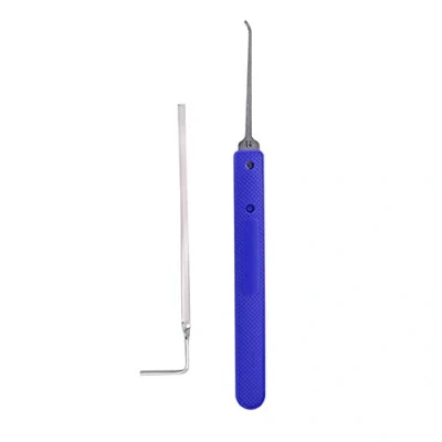Imagen de Loboo Idea Praxis Juego de ganzúas, 2 piezas acero inoxidable calibre doble profesional, multiherramienta bolsillo Locksmith Lockpicking Kit herramientas para cerrajero y principiantes