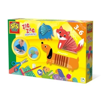 Imagen de SES Creative Animales de Origami en Zigzag (14026)