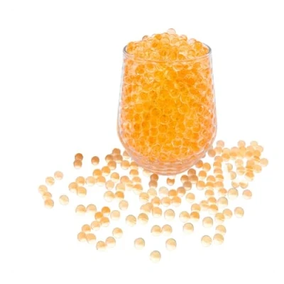Imagen de KONFEN Perlas de Agua, 20000 Bolas Gel Naranja, 100g Hidrogel Bolitas No Tóxico Water Beads para Planta Flores Decoración (Naranja)